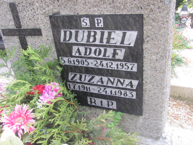 Adolf DUBIEL 1905 Bielsko-Biała - Grobonet - Wyszukiwarka osób pochowanych