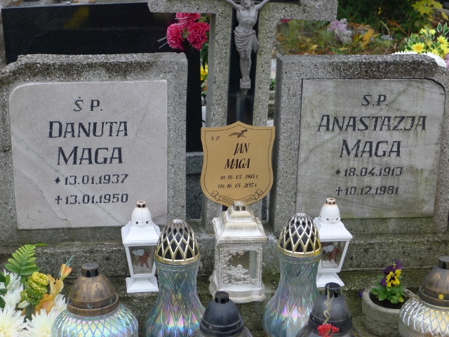 Jan Maga 1945 Bielsko-Biała - Grobonet - Wyszukiwarka osób pochowanych