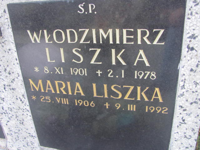  LISZKA 1906 Bielsko-Biała - Grobonet - Wyszukiwarka osób pochowanych