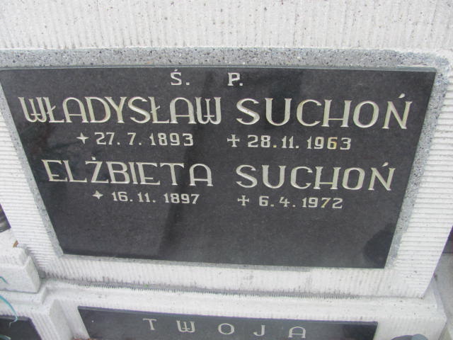 Elżbieta SUCHOŃ 1897 Bielsko-Biała - Grobonet - Wyszukiwarka osób pochowanych
