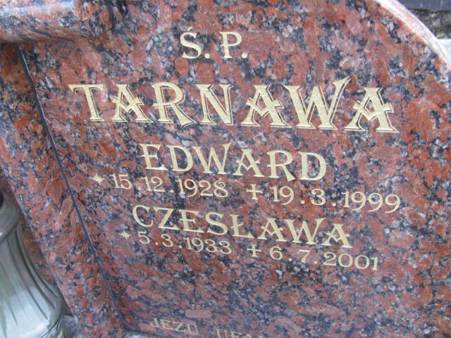 Edward TARNAWA 1928 Bielsko-Biała - Grobonet - Wyszukiwarka osób pochowanych