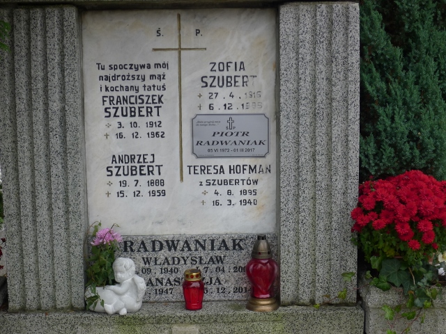 Andrzej SZUBERT 1888 Bielsko-Biała - Grobonet - Wyszukiwarka osób pochowanych