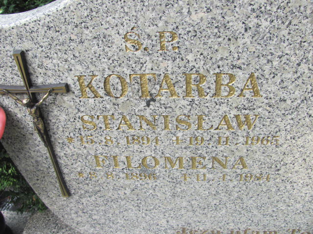 Stanisław KOTARBA 1894 Bielsko-Biała - Grobonet - Wyszukiwarka osób pochowanych
