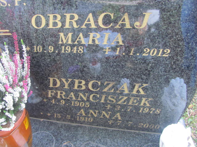 Anna DYBCZAK 1910 Bielsko-Biała - Grobonet - Wyszukiwarka osób pochowanych