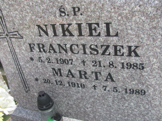Marta NIKIEL 1910 Bielsko-Biała - Grobonet - Wyszukiwarka osób pochowanych