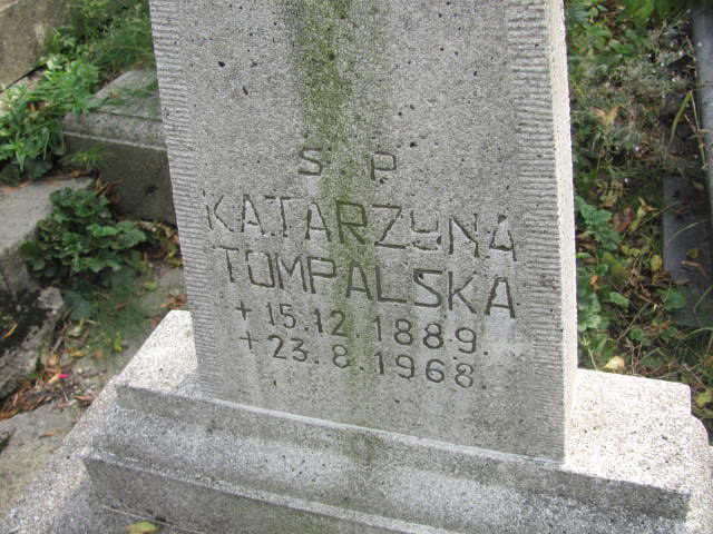 Katarzyna TOMPALSKA 1889 Bielsko-Biała - Grobonet - Wyszukiwarka osób pochowanych
