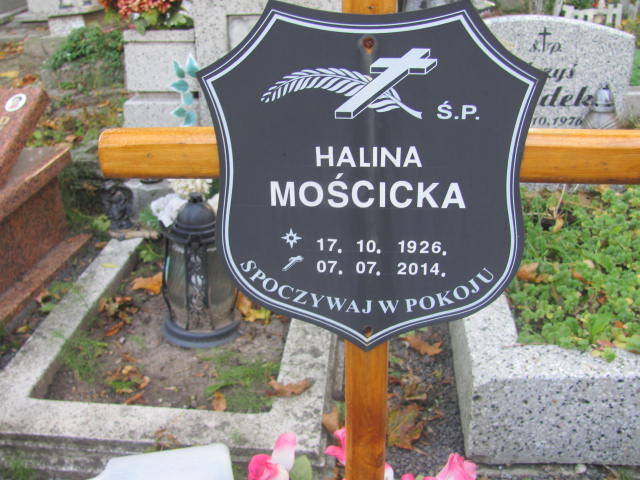 Halina MOŚCICKA 1926 Bielsko-Biała - Grobonet - Wyszukiwarka osób pochowanych